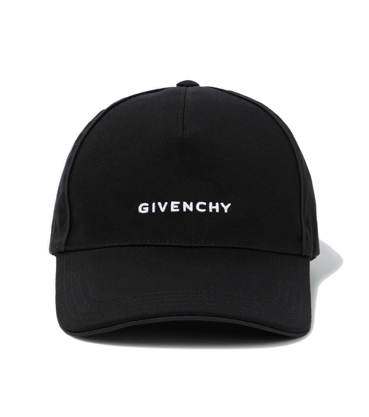 Photo: Givenchy - Logo cotton-blend cap