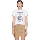 Maisie Wilen SSENSE Exclusive White Mona Lisa T-Shirt