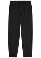 Moncler Tapered-leg Shell Sweatpants Black