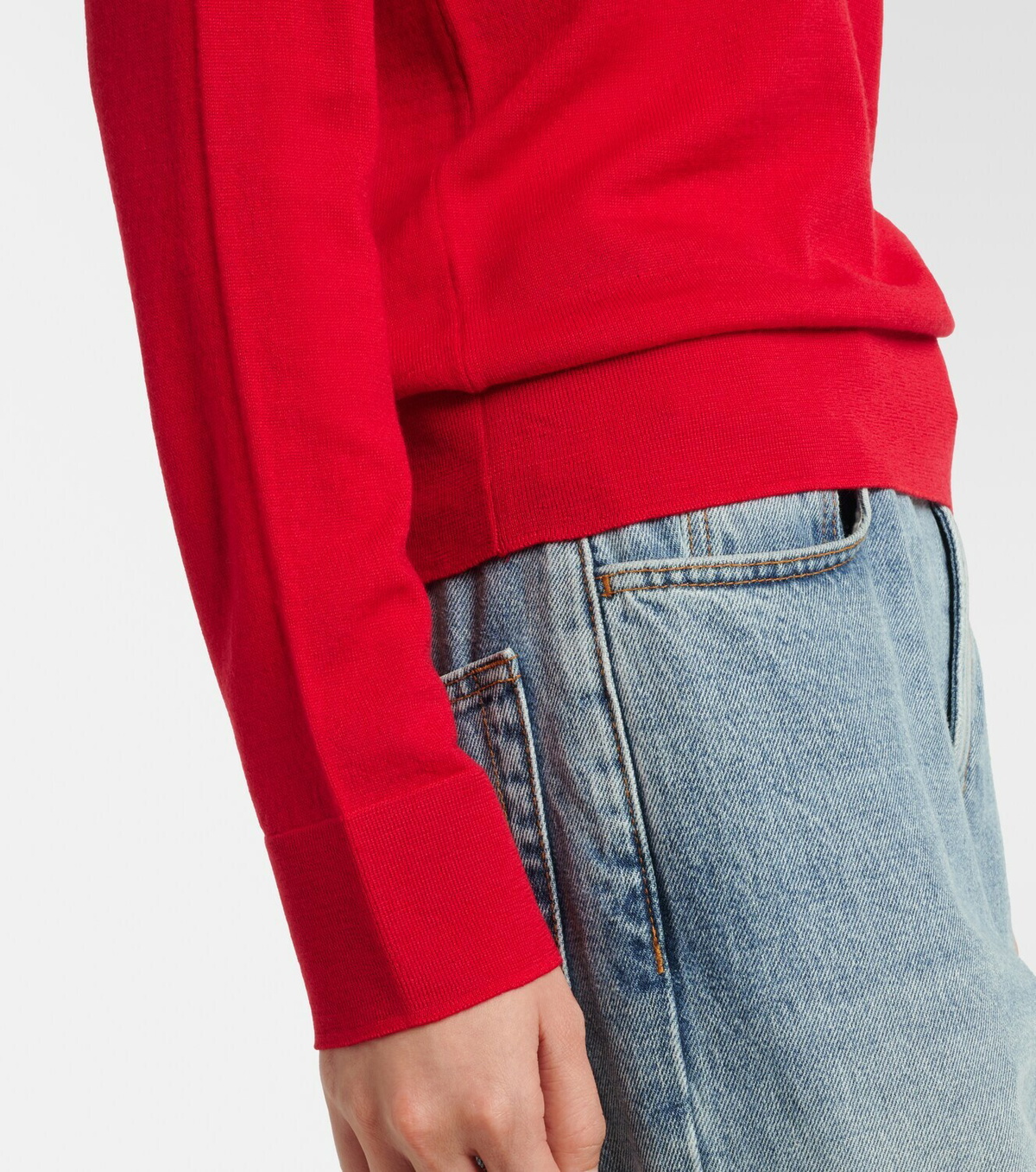 Róhe Wool and cashmere turtleneck sweater