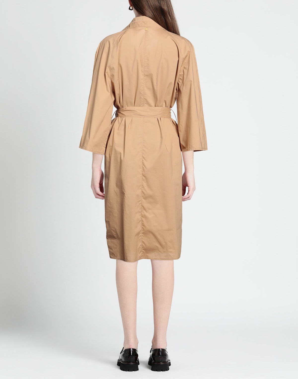 Manila Grace Womens Midi dress Sand
