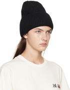 Maison Kitsuné Black Fox Head Beanie