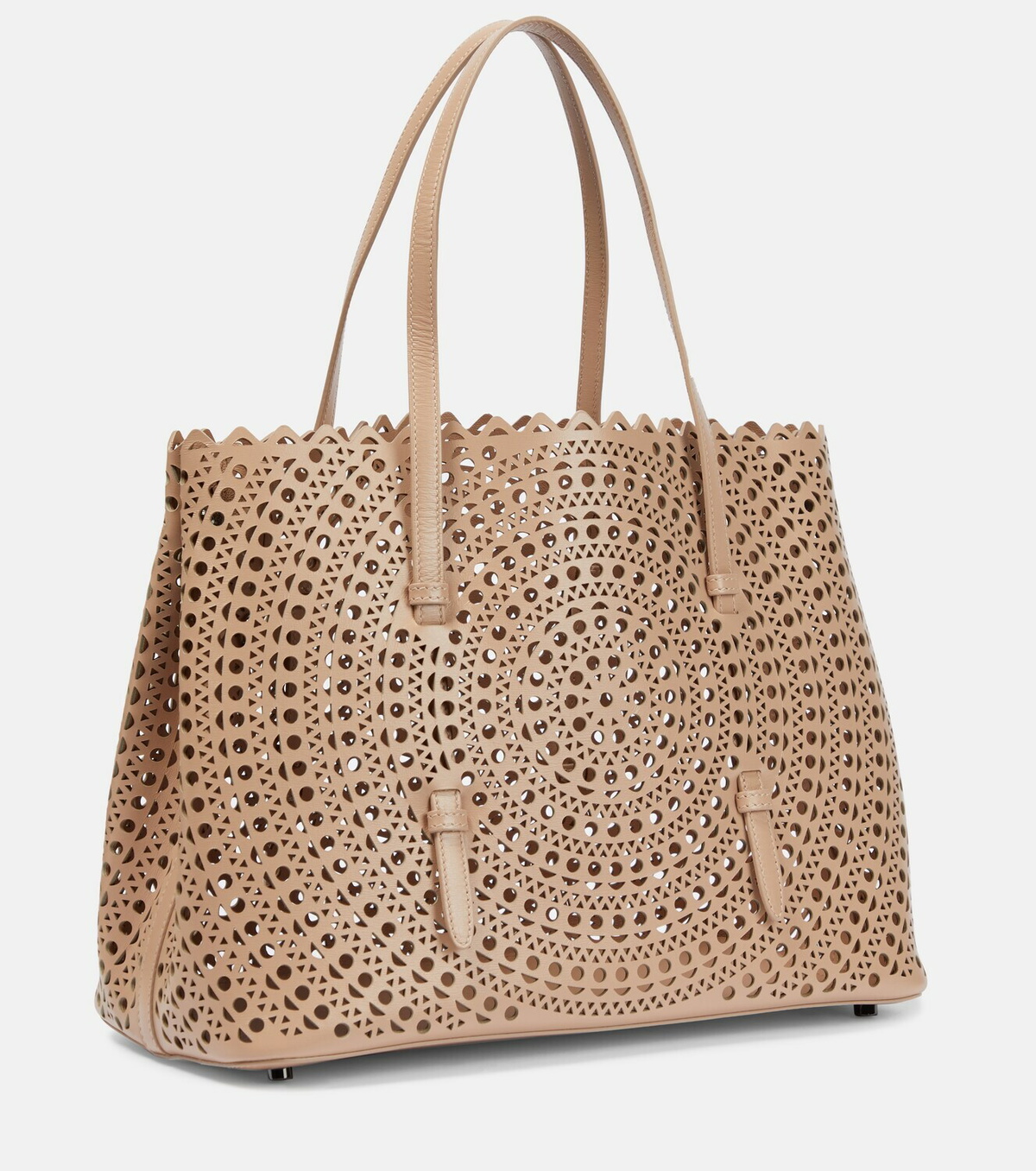 【ALAIA直営店】SAC NEO MINA 32 EN CUIR VIENNE ALAÏA BLACK NEO MINA 32 BAG IN VIENNE CALFSKIN | ALAÏA MD