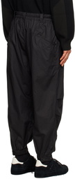 Y-3 Black Cuffed Cargo Pants