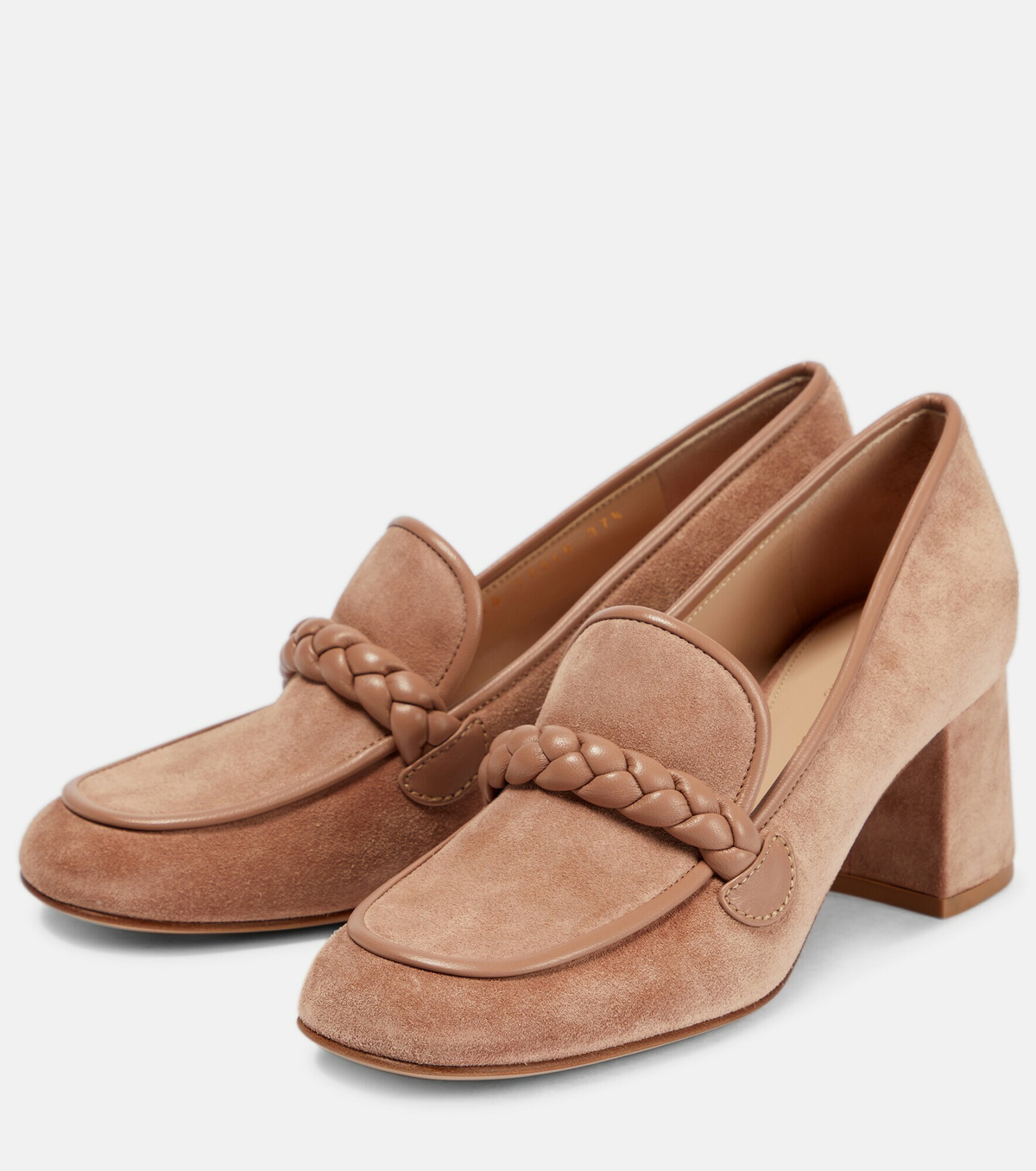 Gianvito Rossi Suede loafer pumps Gianvito Rossi