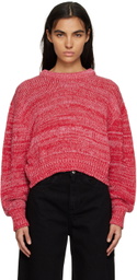 Marques Almeida Red Cropped Sweater