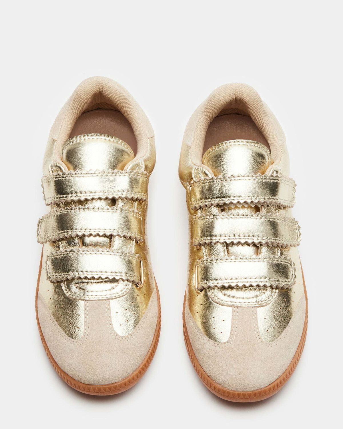 Steve Madden Momentum Sneakers in Gold