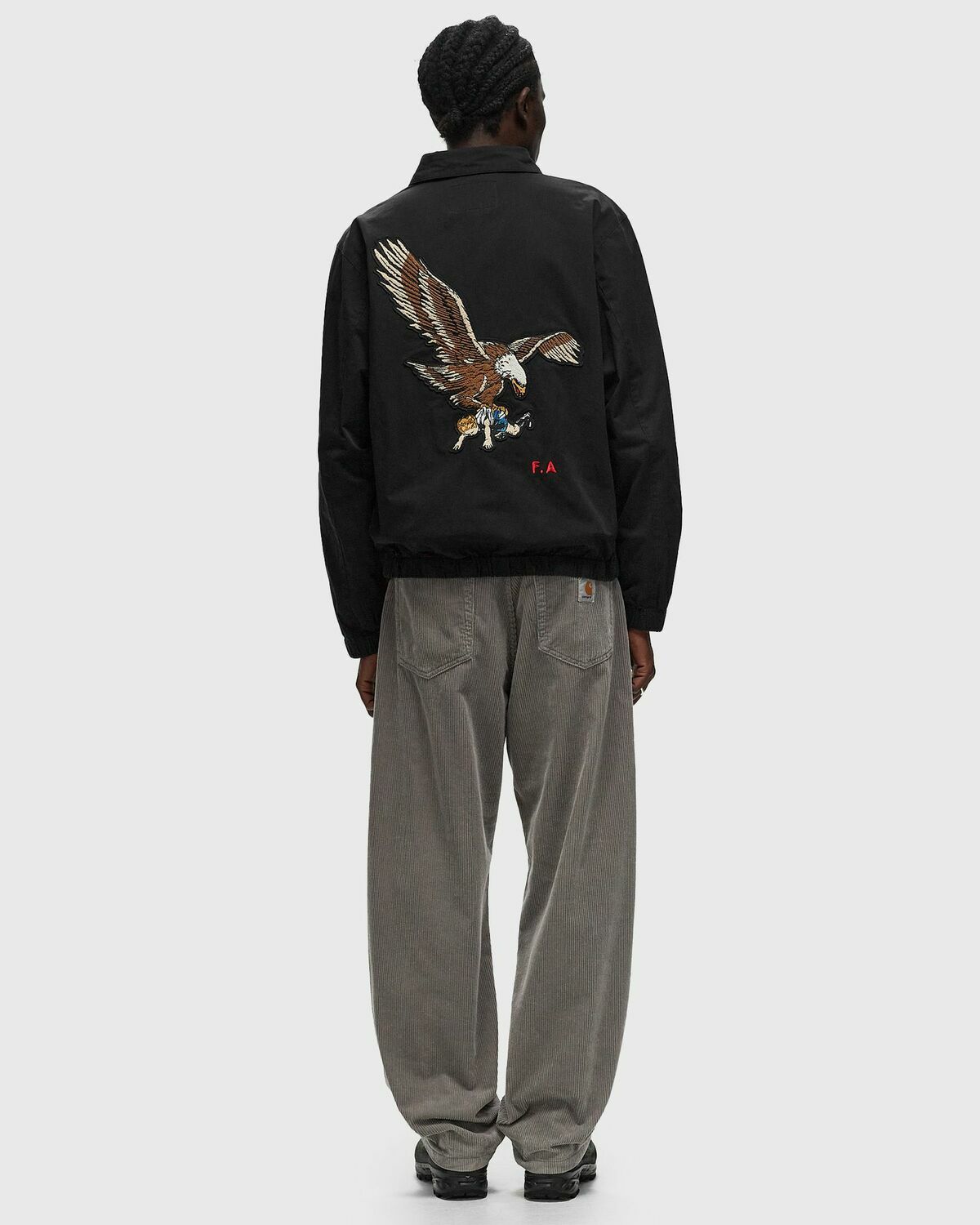 Fucking Awesome Washed Harrington Jacket Black Bomber Jackets
