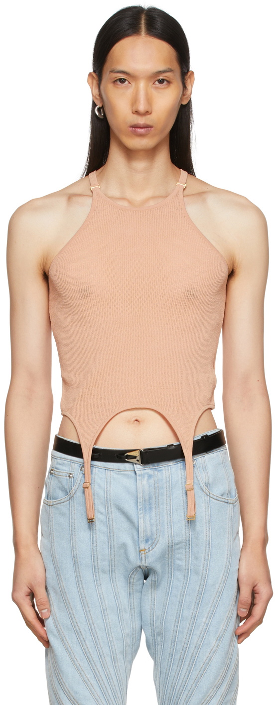 トップス Dion lee garter cotton tee White Garter T-Shirt by Dion Lee on Sale