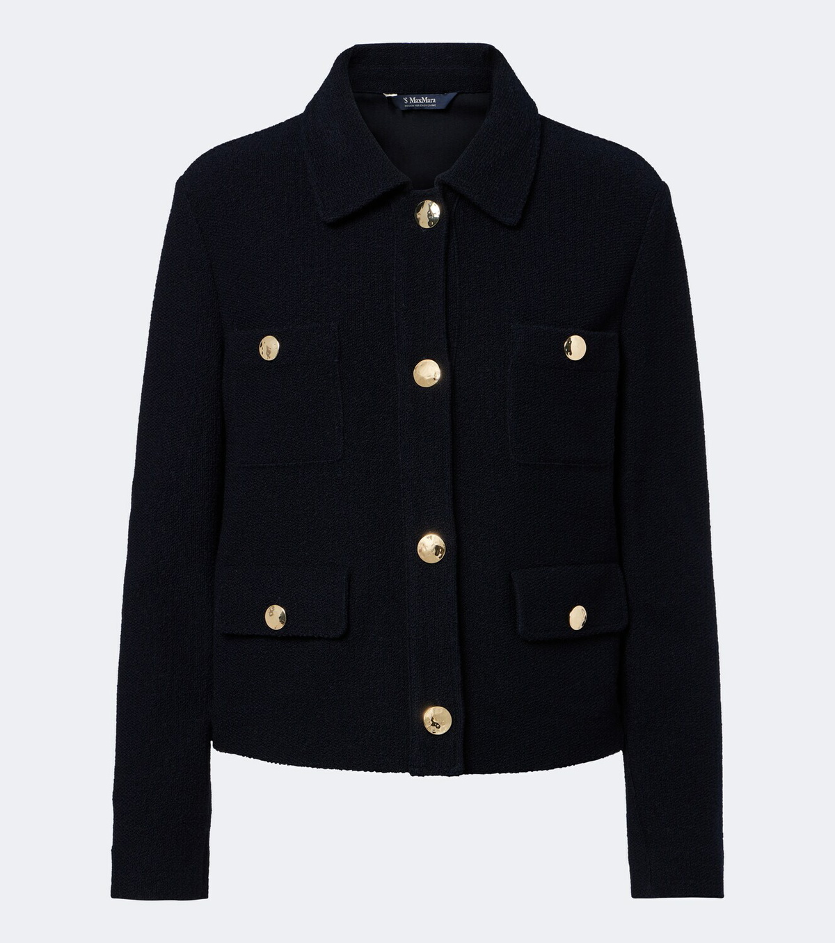'S Max Mara Wool and cotton-blend jersey jacket