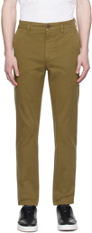 BOSS Khaki Tapered Trousers