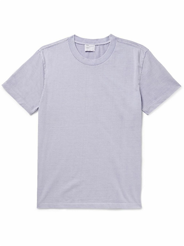 Photo: Onia - Garment-Dyed Cotton-Jersey T-Shirt - Purple