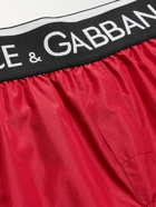 Dolce & Gabbana - Slim-Fit Short-Length Swim Shorts - Red