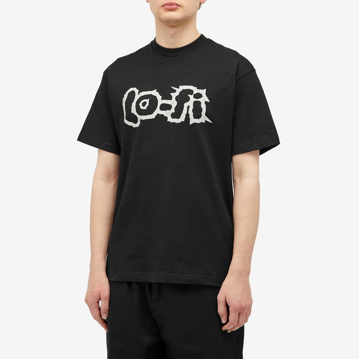 Lo-Fi Men's Crash T-Shirt in Black