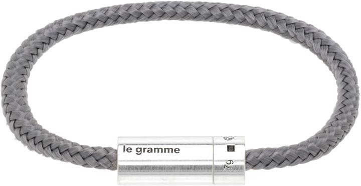 Photo: Le Gramme Gray 'le 7g' Nato Cable Bracelet