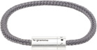Le Gramme Gray 'le 7g' Nato Cable Bracelet