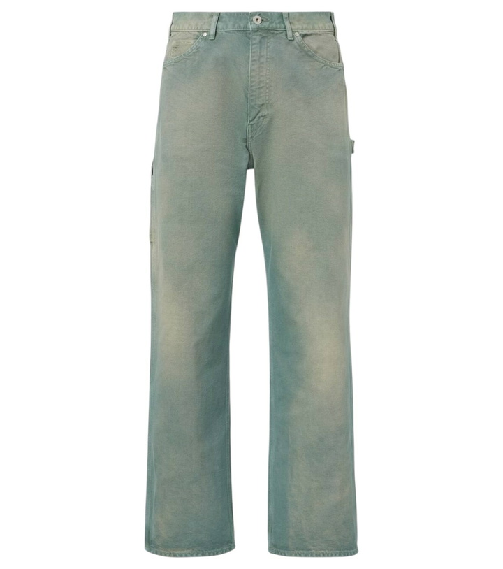 Photo: Auralee Mid-rise cotton straight pants