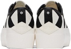 Jimmy Choo White & Black Palma Maxi Sneakers