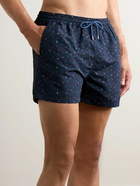 Paul Smith - Straight-Leg Mid-Length Printed Recycled Swim Shorts - Blue