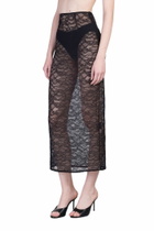 Laneus Skirt In Black Polyamide
