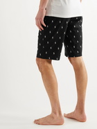 POLO RALPH LAUREN - Logo-Print Cotton-Jersey Pyjama Shorts - Black