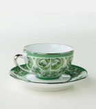 Dolce&Gabbana Casa Majolica espresso cup and saucer set