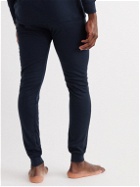 Hamilton And Hare - Thermal Tapered Lyocell and Cotton-Blend Jersey Long Johns - Blue