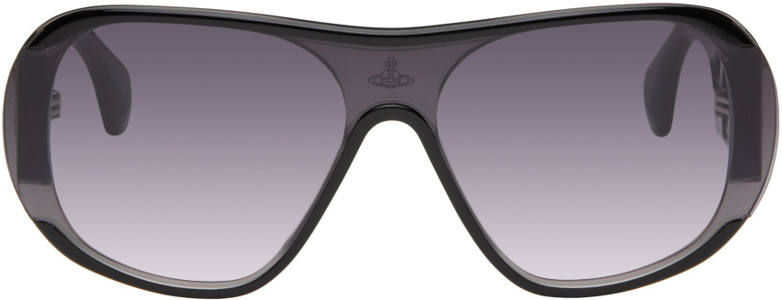 ★Vivienne Westwood★ ブラック Athalia サングラス Athalia Sunglasses in BLACK | Vivienne Westwood®