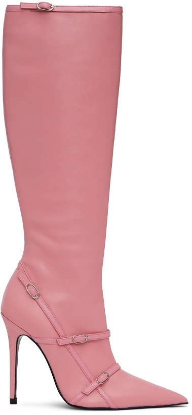 Photo: Abra Pink High Belt Boots