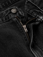 OrSlow - Super Dad's Wide-Leg Denim Shorts - Black