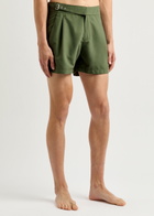 Gusari The London Shell Swim Shorts Green