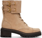 See by Chloé Beige Mallory Boots