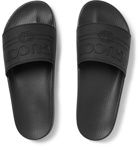 Gucci - Logo-Embossed Rubber Slides - Men - Black