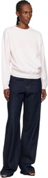 ANINE BING Pink Spencer 'Anine Bing' Sweatshirt