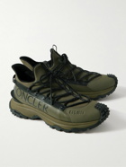 Moncler - Trailgrip Lite2 Logo-Print Ripstop and Rubber Sneakers - Green