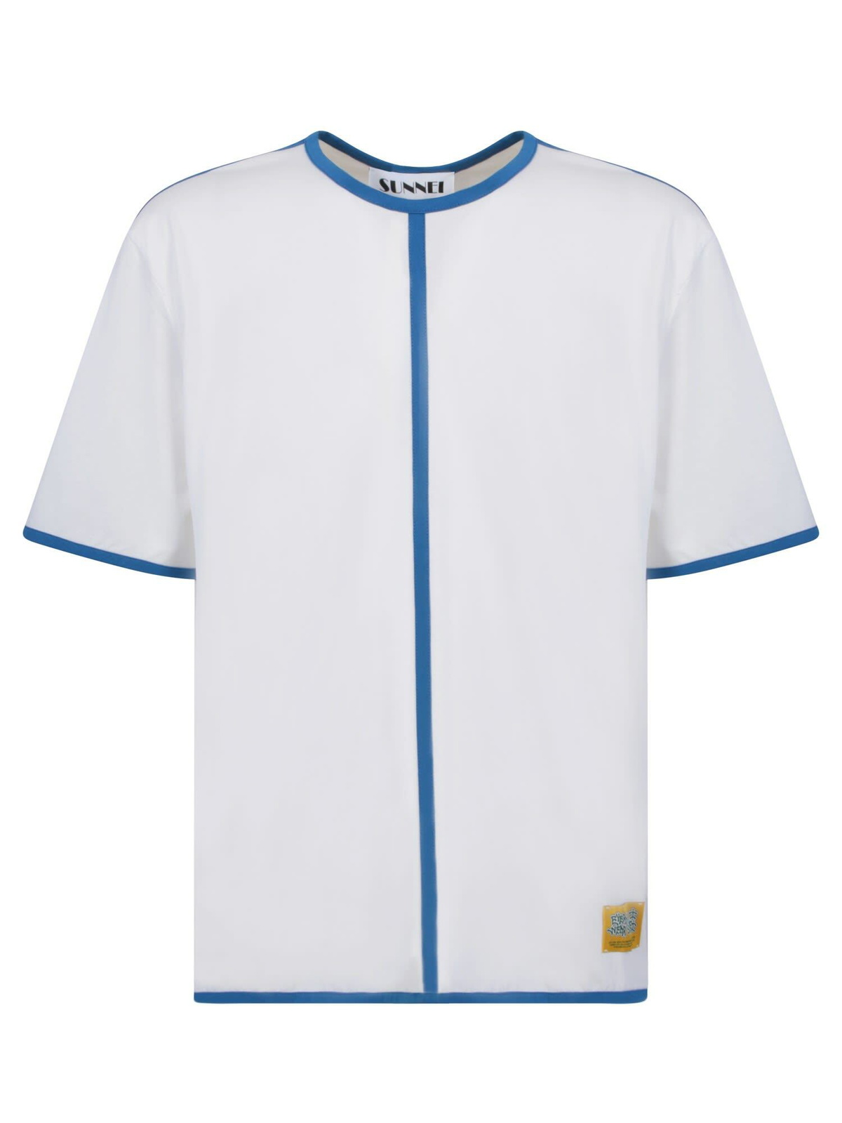 Tシャツ・カットソー SUNNEI T-SHIRT WITH CONTRASTING PROFILES Sunnei T-shirt With Contrasting Profiles In Multicolour