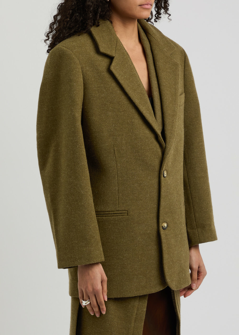 Bettter Andes Wool Blazer Khaki