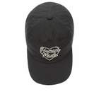 Human Made Men's 6 Panel Nylon Cap in Black 