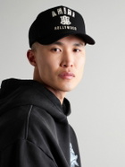 AMIRI - MA Hollywood Appliquéd Cotton-Twill and Mesh Baseball Cap
