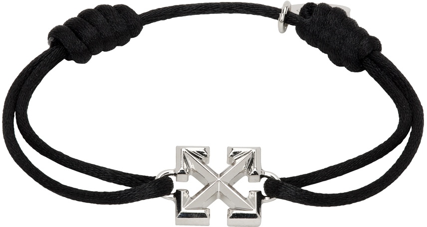 Photo: Off-White Black Arrow Cord Bracelet