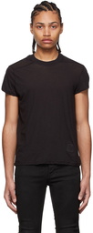 Rick Owens Drkshdw Black Cotton T-Shirt