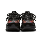 Versace SSENSE Exclusive Black Printed Chain Reaction Sneakers