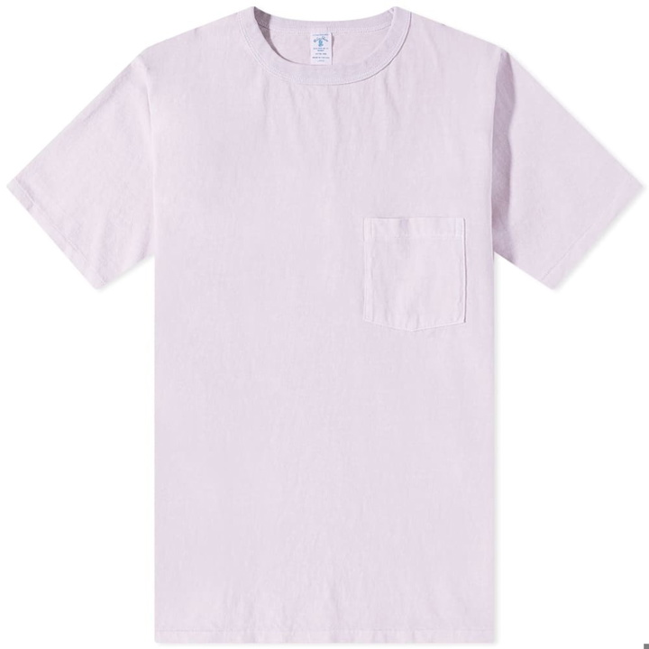 Photo: Velva Sheen Men's Pigment Dyed Pocket T-Shirt in Wisteria