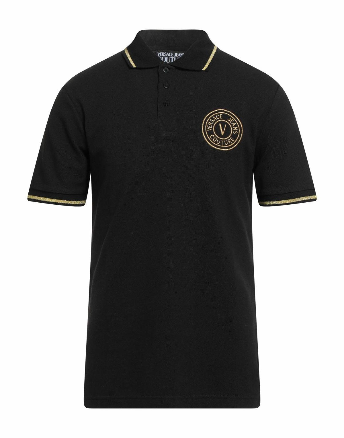 Versace Jeans Couture Mens Polo shirt in Black