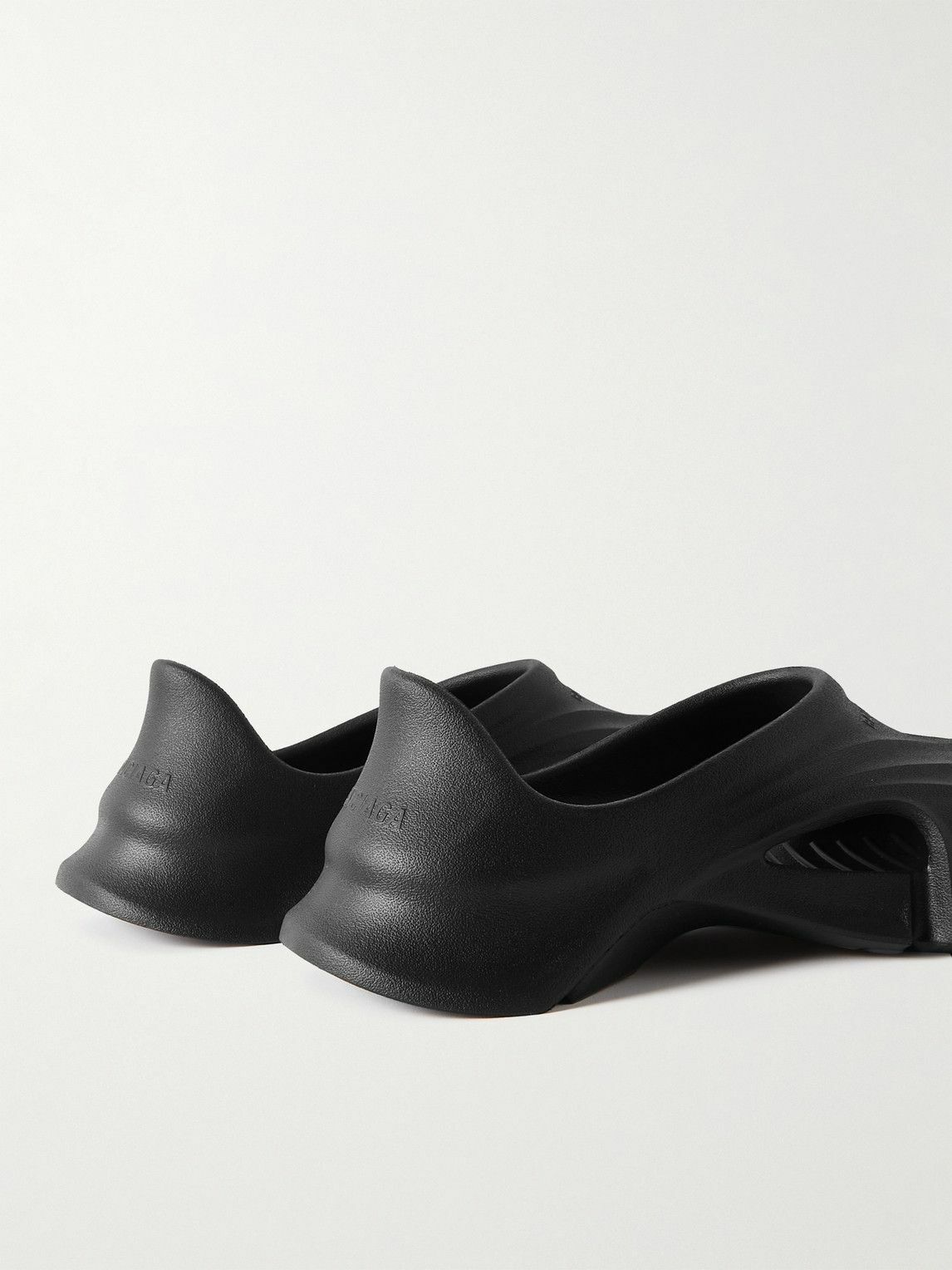 Balenciaga - Mold Closed Rubber Sandals - Black Balenciaga