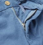 Boglioli - Light-Blue Slim-Fit Cotton-Corduroy Drawstring Suit Trousers - Blue