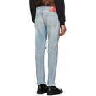 424 Blue Reworked Jeans
