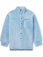Marni - Reversible Shearling Overshirt - Blue