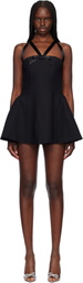 Mirror Palais Black Petite Duchess Minidress