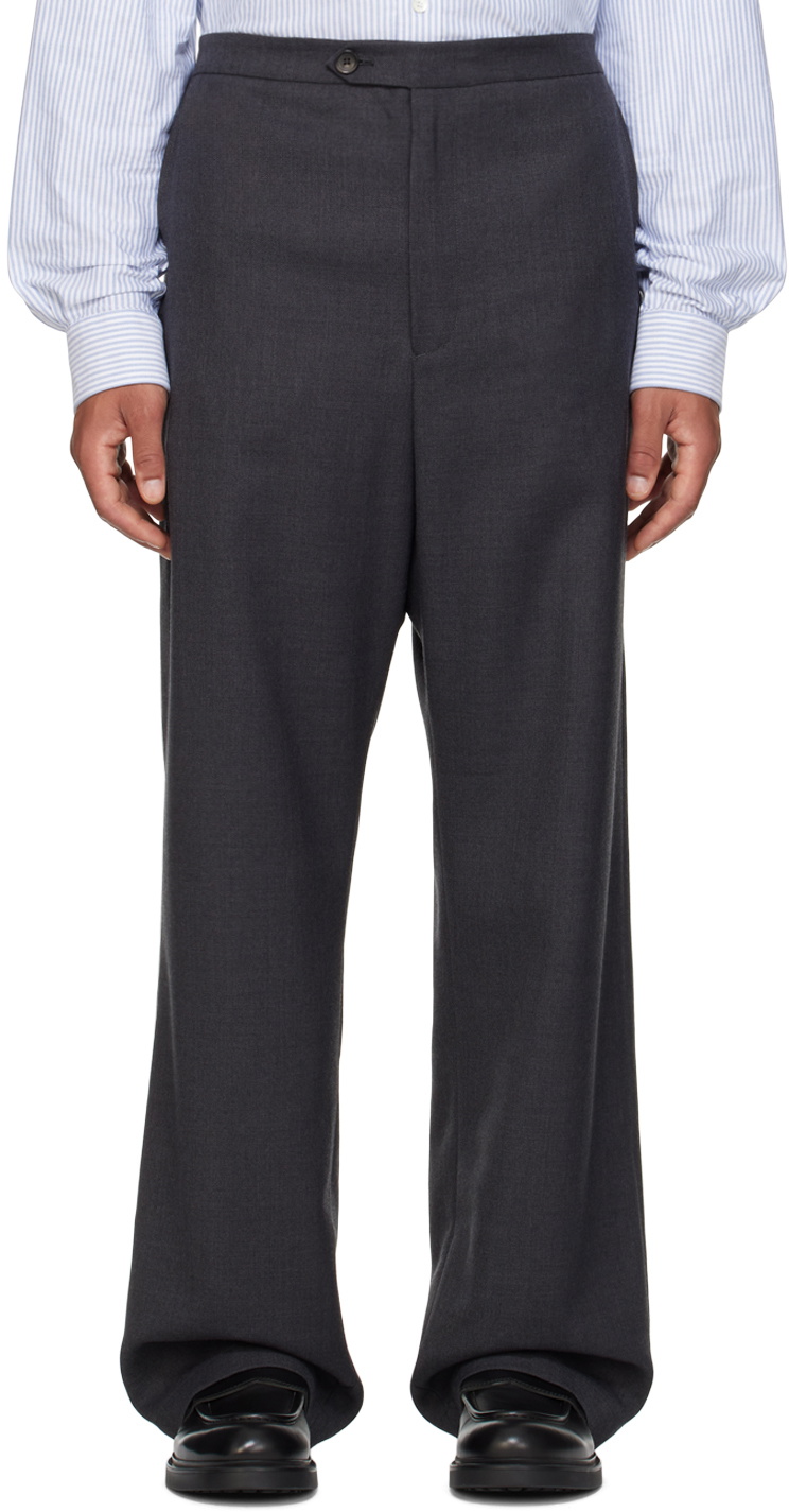 Bally Gray Loose Trousers